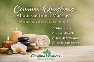 getting a massage in Myrtle Beach SC