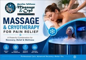 Massage and cryotherapy for pain relief in Myrtle Beach SC